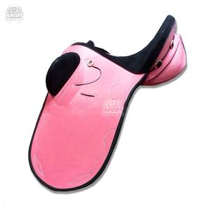 Vente en gros selle anglaise personnalisée selle de cheval de course en cuir synthétique de qualité supérieure avec raccords durables - Product Image 3