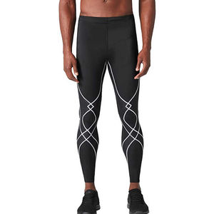 Spandex Polyester mélangé nouveauté hommes taille élastique Yoga Leggings tendance Sublimation pantalon meilleure fabrication - Product Image 6