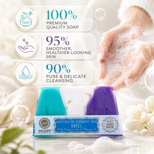 Moisturizing Handmade Natural <b>Soap</b> Gentle Artisan Bar <b>Soap</b> for Soft Smooth Healthy Skin Deep Cleansing Premium Bath <b>Soap</b> - Product Image 1