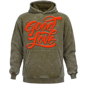 Sweat-shirt à capuche surdimensionné 100% coton mélangé personnalisé pour hommes - Product Image 5