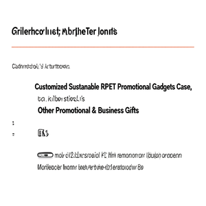Custodia Personalizzata per Gadget Promozionali in RPET Sostenibile - Product Image 2