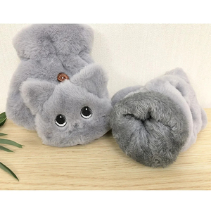 2025 guantes cálidos de viscosa/poliéster de felpa para mujer, invierno, ciclismo, diseño de gato conejo encantador, suave, medio dedo, sin dedos - Product Image 6