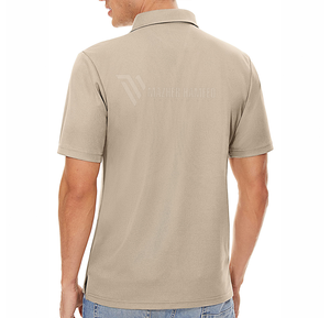 Camiseta de polo de algodón liso para hombre, bordado de logotipo personalizado, tela suave transpirable, manga corta - Product Image 2