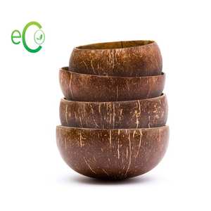 Cuencos de coco de material natural de alta calidad y precio barato Tazón de cáscara de coco al por mayor Tazón de coco de Vietnam - Product Image 6