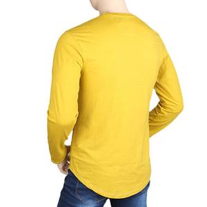 เสื้อยืดแขนยาวผู้ชาย - สีมัสตาร์ด - Product Image 4