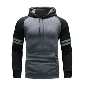 Conjunto de chándal de 2 piezas para hombre, Sudadera con capucha de Color de invierno y pantalones para correr, chándal deportivo con bolsillos para hombre - Product Image 2