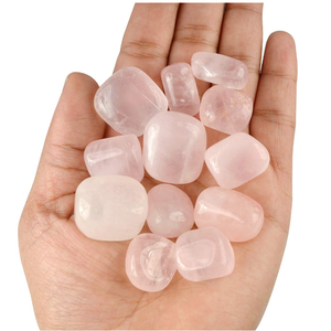 Piedras Rodadas de Cuarzo Rosa Natural, Cristal Curativo, Guijarros de Ágata, Gemas de Reiki, Cristales de Chakra al por Mayor - Product Image 5