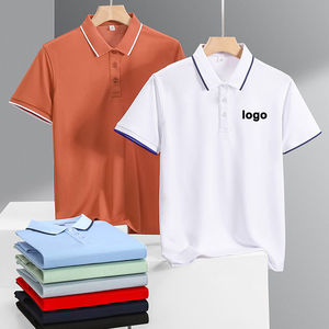 Polo de alta calidad para hombre Diseño personalizado Su logotipo Polo Camiseta Polo de manga corta con su - Product Image 3