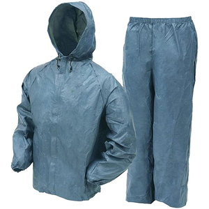 Ensemble de veste et de pantalon de pluie réfléchissant pour adultes de haute qualité avec logo personnalisé, imperméable, confortable, en vente - Product Image 1