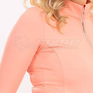 Camisa de manga larga de capa base para montar a caballo para mujer, Top deportivo ecuestre transpirable de secado rápido - Product Image 6