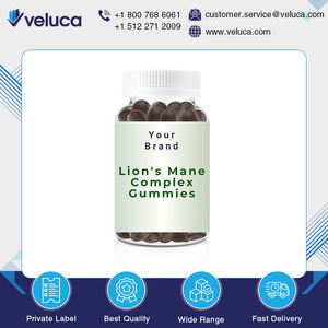 Gran demanda, superventas, calidad excepcional, sabor a frambuesa, melena de León, complejo de gomitas de setas, vendedor de origen en EE. UU. - Product Image 3