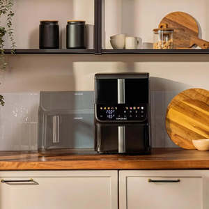 Cecotec 2000W Negro Cecofry DuoLevel 10L Freidora sin Aceite Diseño Cuadrado Moderno de Plástico 10 Programas US 10000 DuoSize Ventana Táctil - Product Image 1