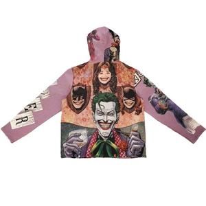 Venta caliente personalizado tapiz cordón Sudadera con capucha sublimación en blanco hombres sudaderas con capucha - Product Image 6