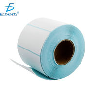 ELE-GATE Papel de Etiquetas Térmicas Autoadhesivas Resistentes al Agua y al Aceite, Tamaño Personalizado 70mmx40mm, Rollo de 1000 Unidades, Promoción