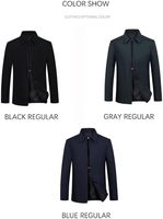Blouson Safari Homme Garçon Zippé Respirant Tissé Lavé Col Montant Motif Lettres Haute Qualité Été