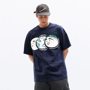 Camiseta de Manga Corta 100% Algodón para Hombre, Servicio OEM al por Mayor, Personalizada, Corte Holgado, Premium, Superventas, para Gimnasio, Verano 2026 - Product Image 4
