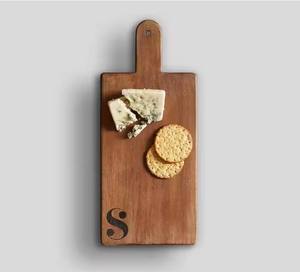 Tabla de cortar Rectángulo Tablas de cortar de madera de acacia Acabado de alta calidad con mango Tabla de queso Acero inoxidable - Product Image 3