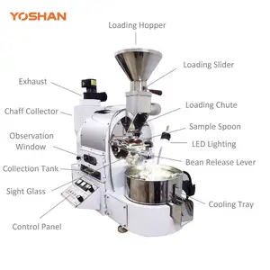 Pink Porbat Lanchia 100 N Coffee Roaster tembikar Pot sampel Roaster kopi Vietnam Wintop Online lokal Pemanggang Kopi organik