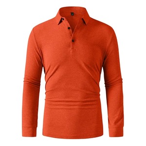 Wholesale Full <b>Sleeve</b> <b>Polo</b> Shirt Custom <b>Long</b> <b>Sleeve</b> <b>Polo</b> OEM Cotton Pique Embroidery Printing Supplier for Men <b>Women</b> Casual Wear - Product Image 3