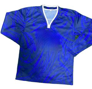 Maillot de hockey sur glace unisexe de haute qualité personnalisable avec logo brodé ou imprimé sur toute la surface par sublimation - Product Image 1