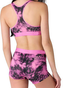 Custom <b>Women's</b> Activewear Set Waterproof Seamless Sport Bra and Shorts for Fitness and Yoga Solid <b>Pattern</b> Gym Wear's For <b>Women's</b> - Product Image 2
