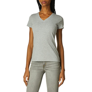 T-shirt vert à fossettes personnalisé de haute qualité pour femmes T-shirt blanc 100% coton à épaules tombantes de luxe lourd pour femmes OEM - Product Image 4