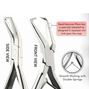 Kit de pinces professionnelles pour extensions de cheveux pour extensions de cheveux à micro-anneaux, nano-anneaux et ruban adhésif, kit de pinces pour extensions de cheveux OEM ODM - Product Image 3