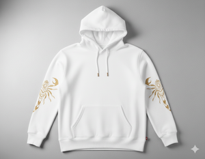 Sudadera con capucha de algodón 100% para hombre, Sudadera con capucha con estampado personalizado de peso pesado de alta calidad, ropa de calle con cuello forrado, jersey de gran tamaño - Product Image 3