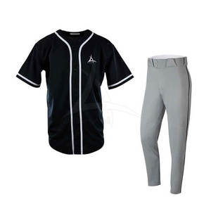 Uniformes de Béisbol Transpirables de Alta Calidad, Color Personalizado, Fabricación en Fábrica, 100% Poliéster, Logotipo y Diseño Personalizados - Product Image 4