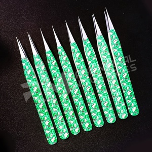 Juego de pinzas para extensión de pestañas Hello Kitty personalizadas RMI, diseño de papel, pinzas para punta de fibra de revestimiento, pinzas para extensión de pestañas - Product Image 2