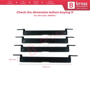 BSR564-1 Juego de 4 Cubiertas Decorativas para Portaequipajes de Techo, 114*12 mm, para Serie 3 F30 F31 F34 F35 F80 M3 LCI 2012-2019 51137312617 - Product Image 5