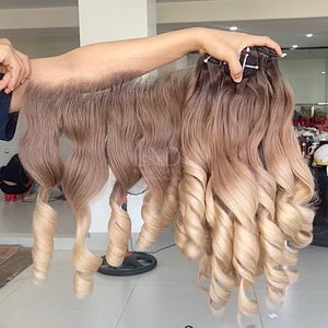 ชุดช่อและปิดผมมนุษย์จากเวียดนามสีสำหรับเด็กทารกผม100% ออกแบบได้ตามต้องการ - Product Image 5