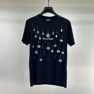 เสื้อยืดคอกลมผ้าฝ้าย100% ดีไซน์ใหม่สำหรับผู้ชายเสื้อยืดพิมพ์ลายพื้นแบรนด์ตามสั่ง - Product Image 1