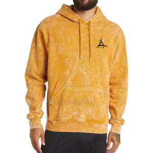 Sweat-shirts pour hommes en coton 100% à lavage acide, design personnalisé, vente en gros, solides, d'hiver, de haute qualité, prix bas - Product Image 2