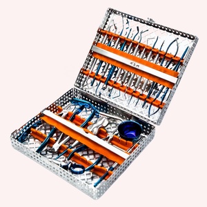 Kit dentaire de bonne qualité | Kit dentaire 19 pièces en acier inoxydable pour la chirurgie buccale | Micro chirurgie dentaire mettez votre logo - Product Image 1