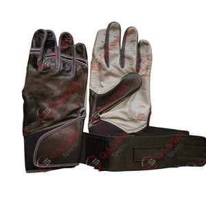 Guantes de bateo de béisbol duraderos y resistentes profesionales, logotipos de colores personalizados, guantes de entrenamiento flexibles transpirables de alta calidad - Product Image 2