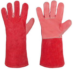 ถุงมือเชื่อม TIG สำหรับงานหนักหนังวัวลายหนังแพะแยกสำหรับความปลอดภัยในอุตสาหกรรมการก่อสร้างป้องกันส่วนบุคคล - Product Image 5