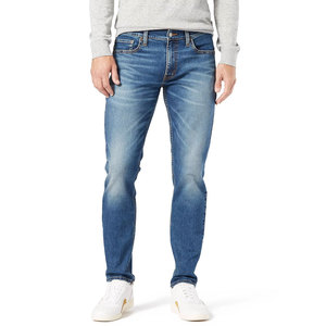 2024 nuevos pantalones vaqueros para hombre, elásticos, ajustados, de pierna recta, de negocios, formales, informales, holgados, transpirables, producto más Popular, técnicas lavadas - Product Image 5