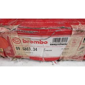 COPPIA DI DISCHI FRENO ANTERIORI MERCEDES Classe E W124 (93>97) 09.4869.34 Benzina - Product Image 4