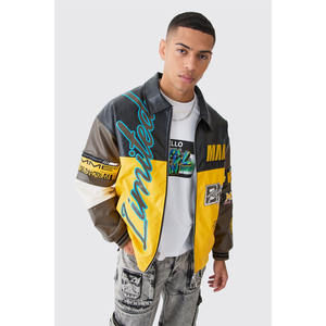 Chaqueta Varsity de Invierno de Alta Calidad con Bordado Personalizado en Colores Sólidos, Fabricada en Pakistán, Precio al por Mayor - Product Image 1