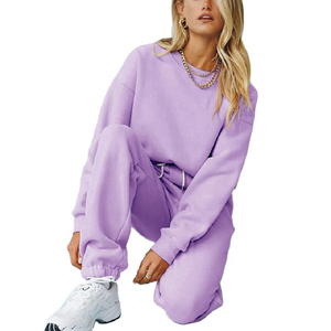 Sweat-shirt à col montant en molleton français personnalisé avec logo, sweat-shirt oversize pour femme, sweat-shirt à col rond en coton - Product Image 5