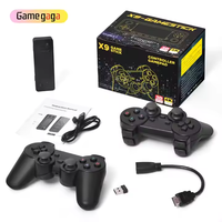 Console de jeu rétro 4K Gamegaga X9, console de jeu classique, 64 Go, 30000 jeux, manette sans fil 2,4 G