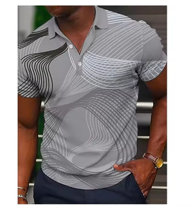 Camisetas Casuales de Estilo Urbano para Hombre al por Mayor, 100% Poliéster, Camisetas Sublimadas 2026, Camisetas Estampadas - Product Image 4