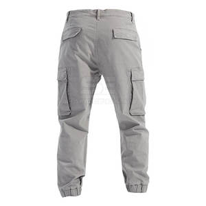 Pantalones Cargo Casuales para Hombre de Marca Privada, 100% Algodón, Cintura Media, Ligeros, con Múltiples Bolsillos, Lavado Oscuro, Color Liso - Product Image 4