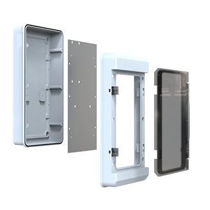 Boîte de jonction étanche IP65, blanche, moulée par injection, murale, pour distribution, 235x435x115 mm, en plastique ABS, boîtier PC - Product Image 4