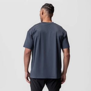 Camisetas de Hombre de Primera Calidad, 320 g/m², 100 % Algodón, Formales, de Manga Corta, Ajuste Holgado, Hombros Caídos, Secado Rápido, para Entrenamiento, Gimnasio, Moda - Product Image 2