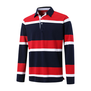 Nouveau 2025 polo t-shirt meilleure qualité unisexe Rugby Jersey confortable Polyester coton sport uniforme personnalisé longue chemise chaude hommes - Product Image 1