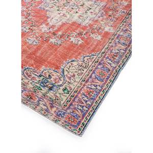 Alfombras de Lana Anudadas a Mano de Gran Tamaño, Diseño de Medallón Rojo y Naranja, para Sala de Estar o Pasillo - Pae-2823 - Product Image 2