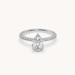 แหวนหมั้นโรม แหวนเพชรพาเว่ - Product Image 1