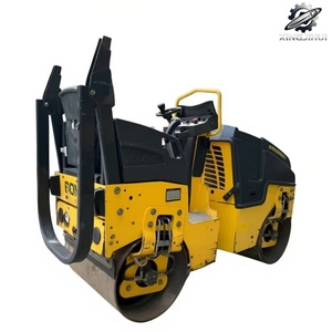 Compacteur vibrant à double tambour BOMAG BW80AD d'occasion, poids de travail 1,55 tonne, marque allemande originale, petit compacteur - Product Image 1